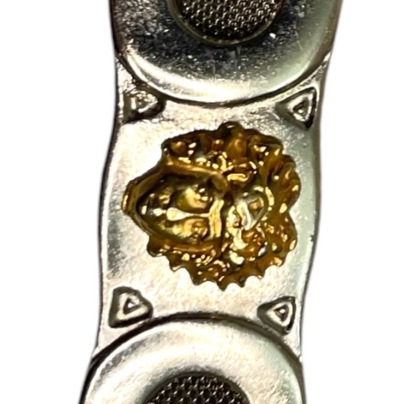 Italian Leather And Metal Mesh Belt - Picture 5 of 8